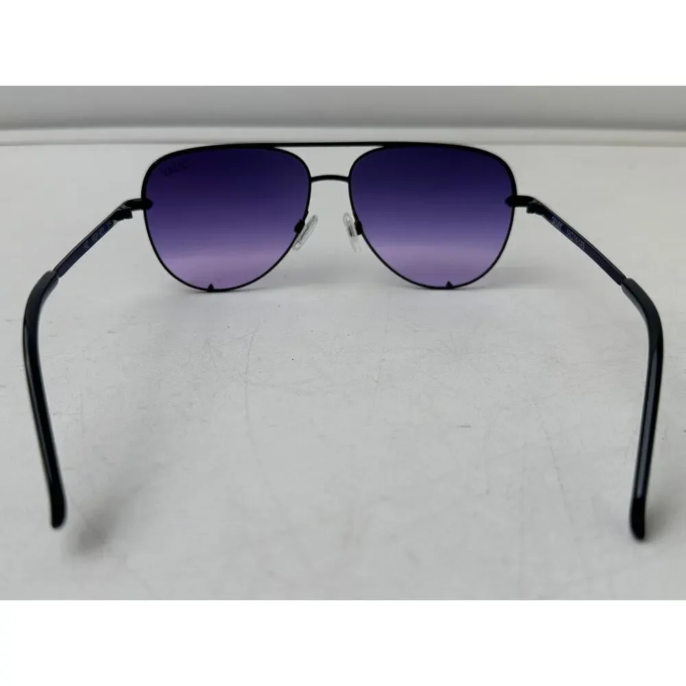 Quay Australia High Key Purple Gradient Lenses Aviator Sunglasses